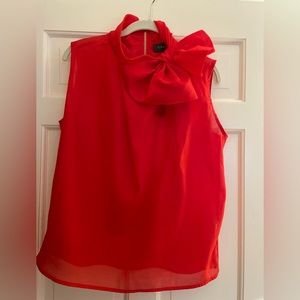Red size L highneck sleeveless top by Garcia
